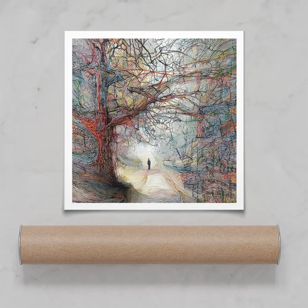 Tangled Forest Square Art Print Tangled Forest Square Art Print wall art product David Alexander Elder