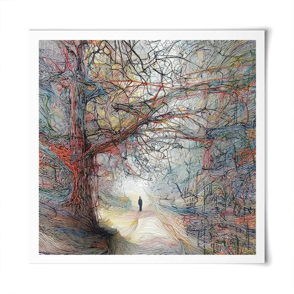 Tangled Forest Square Art Print Tangled Forest Square Art Print wall art product David Alexander Elder