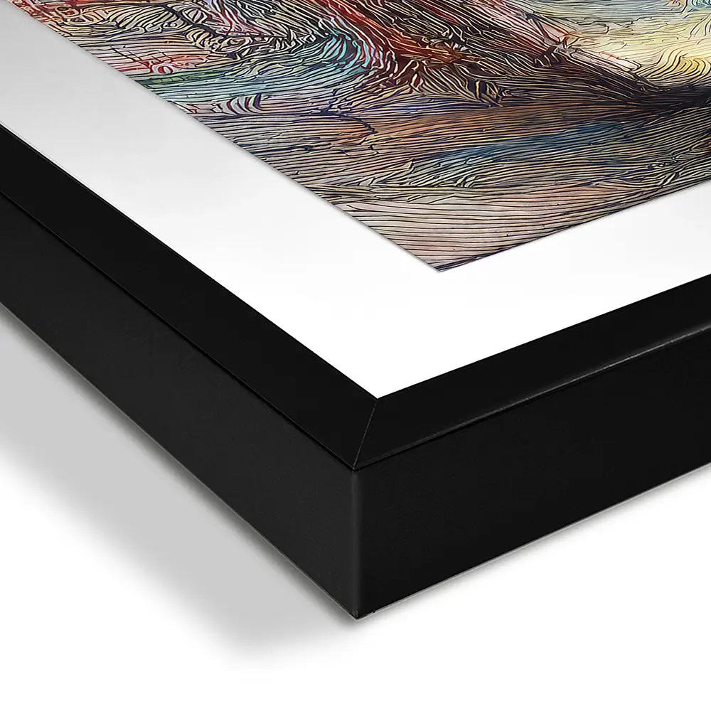 Tangled Forest Square Framed Art Print Tangled Forest Square Framed Art Print wall art product David Alexander Elder