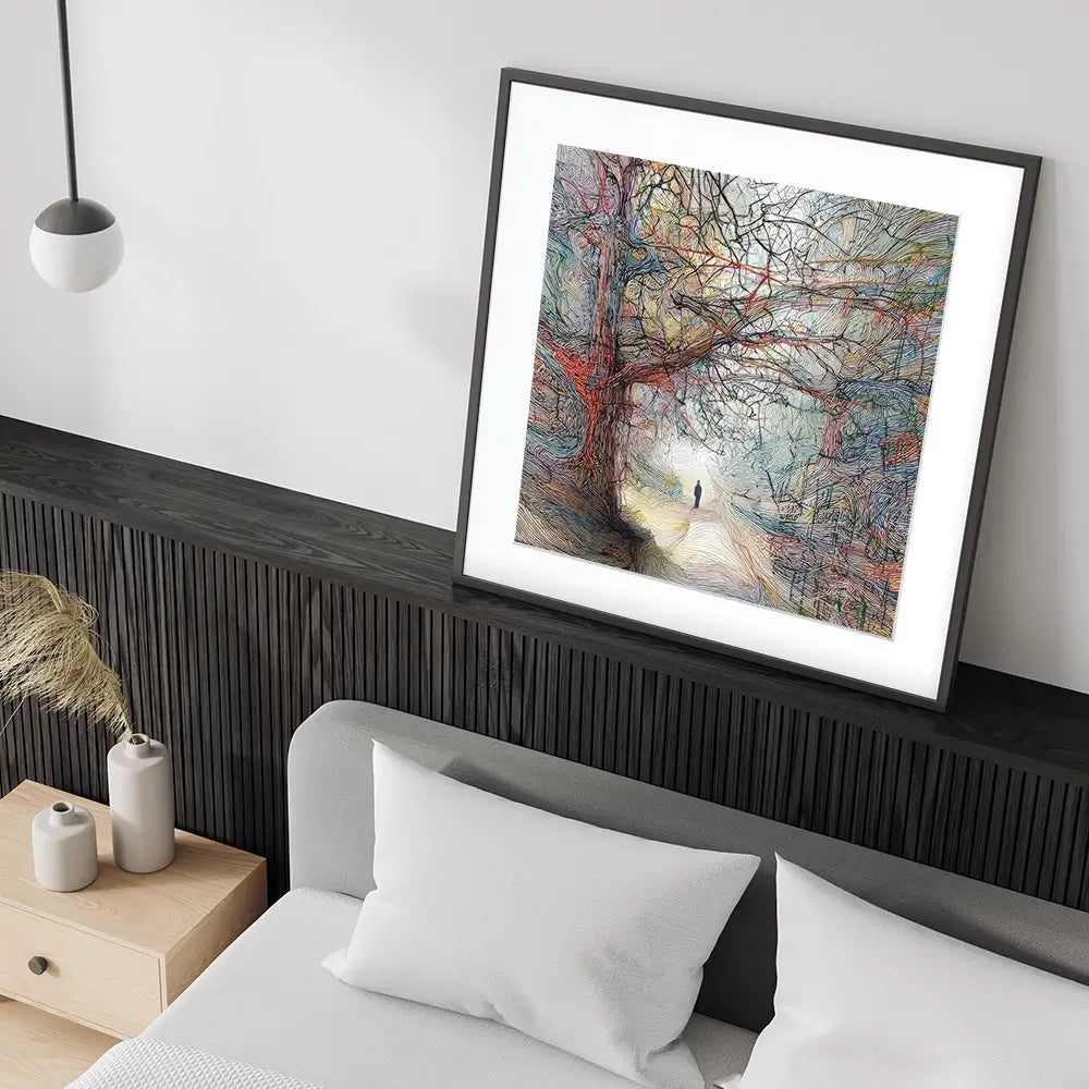 Tangled Forest Square Framed Art Print Tangled Forest Square Framed Art Print wall art product David Alexander Elder