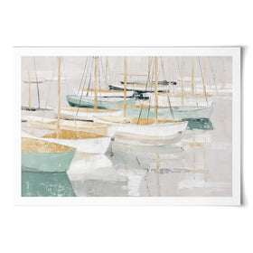 Tangled Mast Harbour Art Print Tangled Mast Harbour Art Print wall art product Chromatic Storm Studio