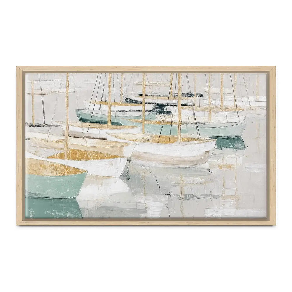 Tangled Mast Harbour Canvas Print Tangled Mast Harbour Canvas Print wall art product Chromatic Storm Studio
