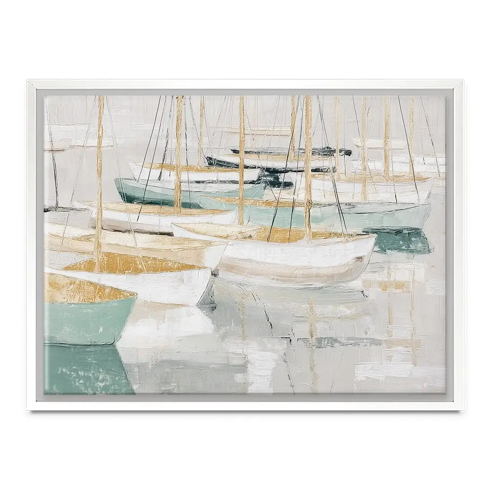 Tangled Mast Harbour Canvas Print Tangled Mast Harbour Canvas Print wall art product Chromatic Storm Studio