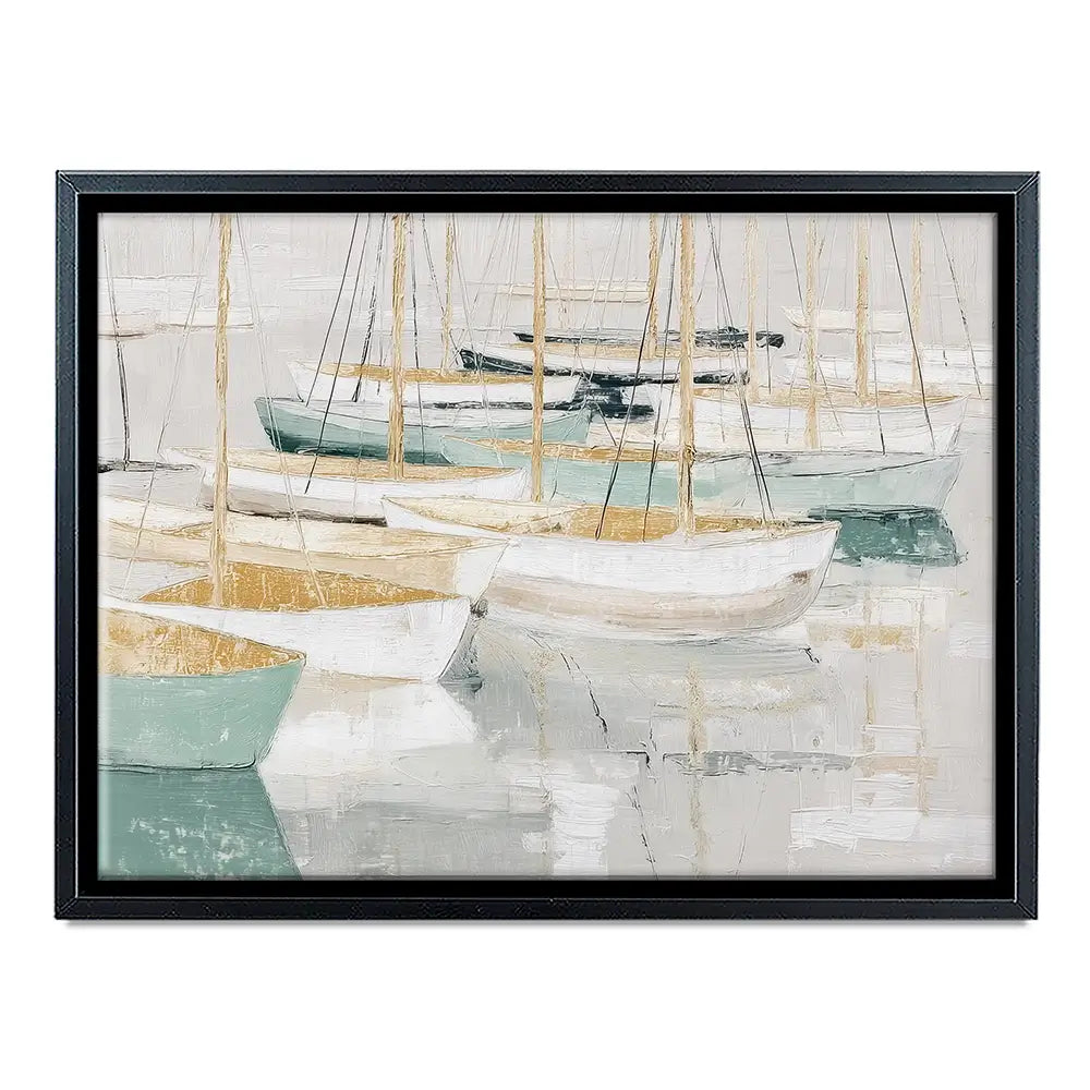Tangled Mast Harbour Canvas Print Tangled Mast Harbour Canvas Print wall art product Chromatic Storm Studio