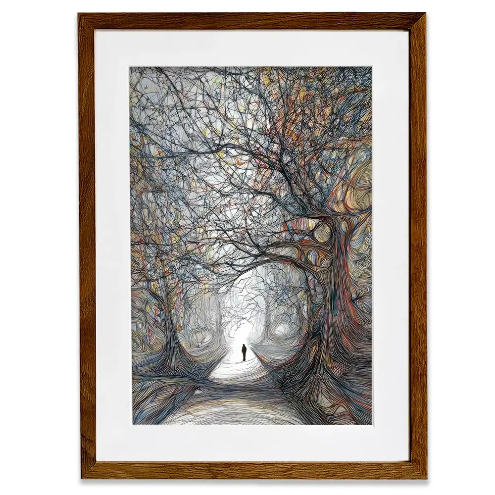 Tangled Trees Framed Art Print Tangled Trees Framed Art Print wall art product David Alexander Elder