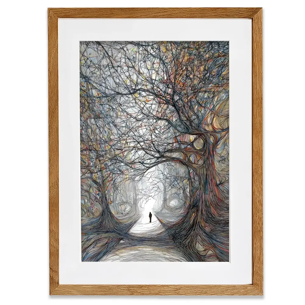 Tangled Trees Framed Art Print Tangled Trees Framed Art Print wall art product David Alexander Elder