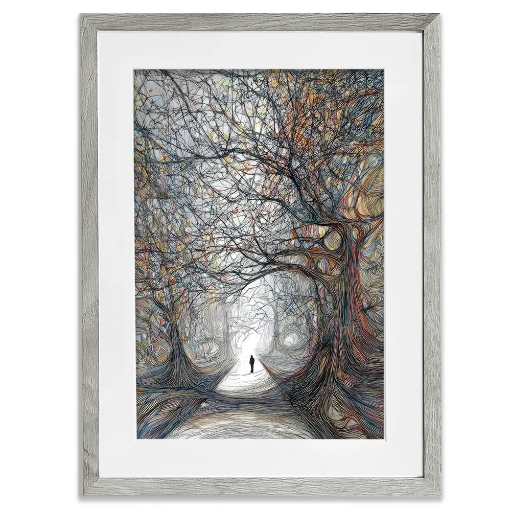 Tangled Trees Framed Art Print Tangled Trees Framed Art Print wall art product David Alexander Elder