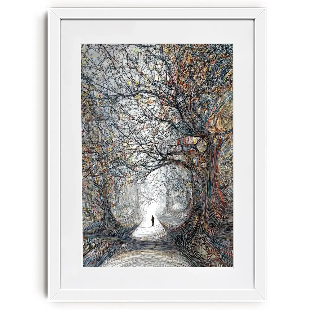 Tangled Trees Framed Art Print Tangled Trees Framed Art Print wall art product David Alexander Elder