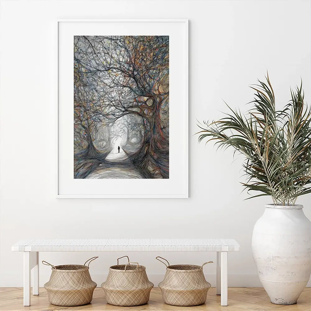 Tangled Trees Framed Art Print Tangled Trees Framed Art Print wall art product David Alexander Elder
