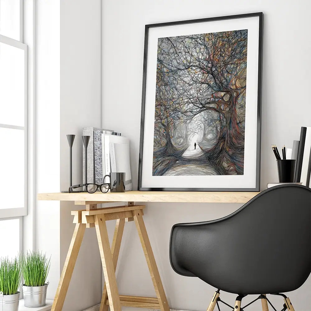 Tangled Trees Framed Art Print Tangled Trees Framed Art Print wall art product David Alexander Elder
