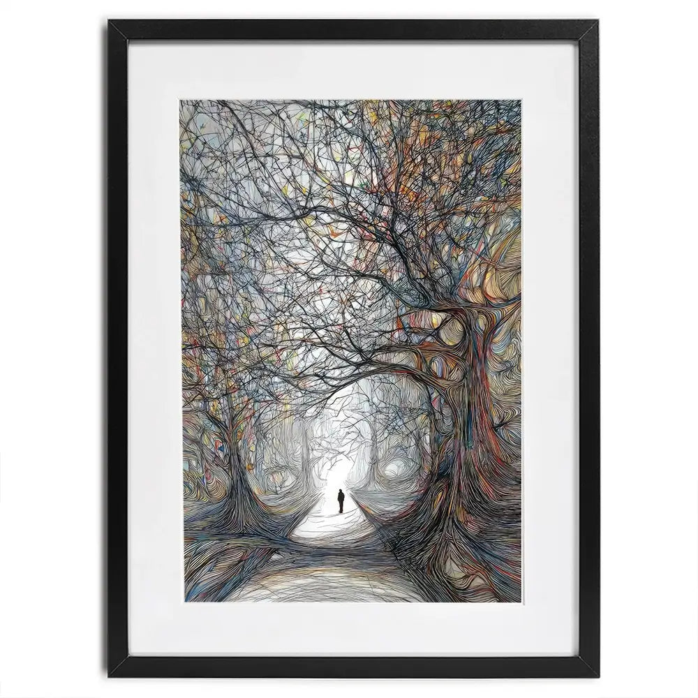 Tangled Trees Framed Art Print Tangled Trees Framed Art Print wall art product David Alexander Elder
