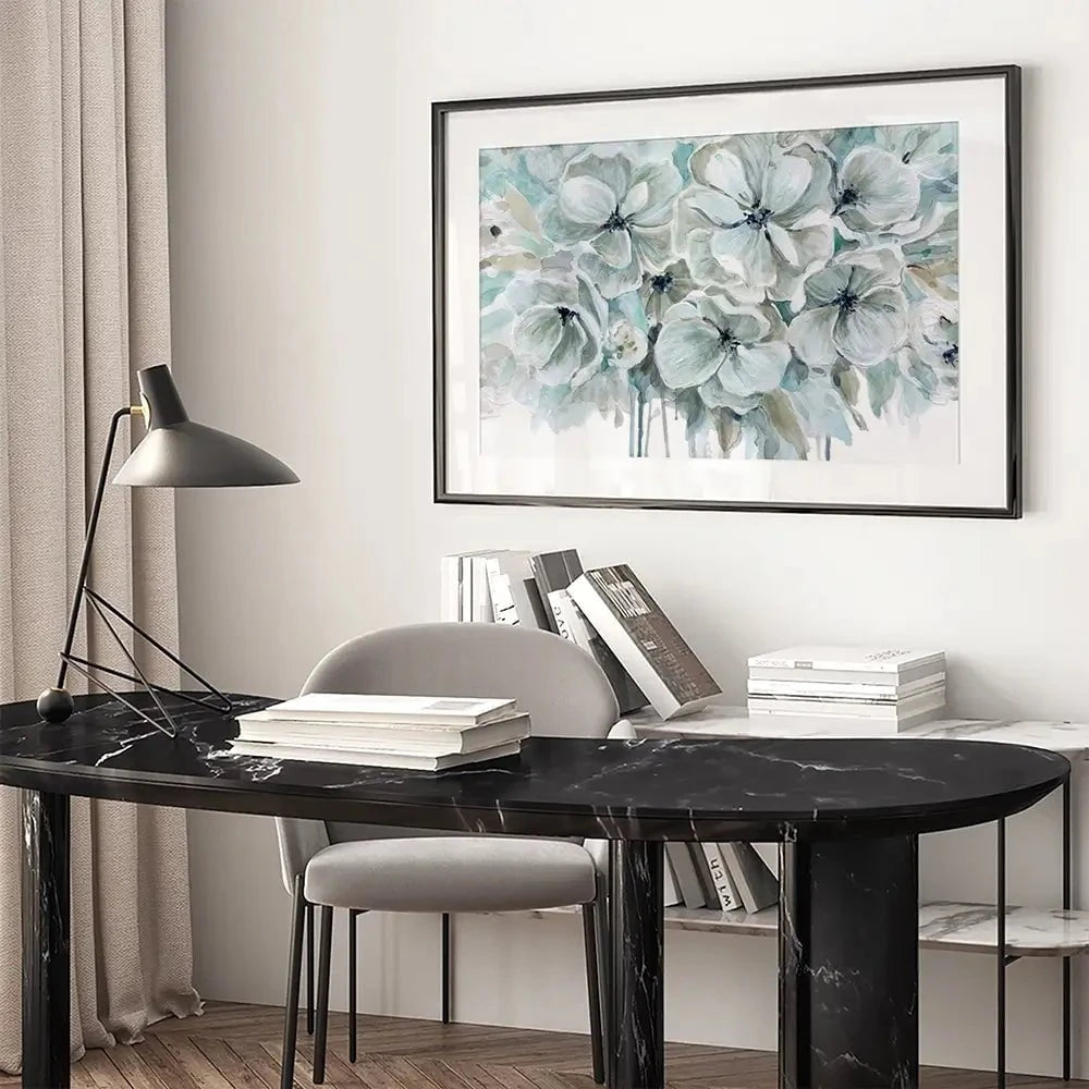 Teal Harmony Framed Art Print Teal Harmony Framed Art Print wall art product Carol Robinson