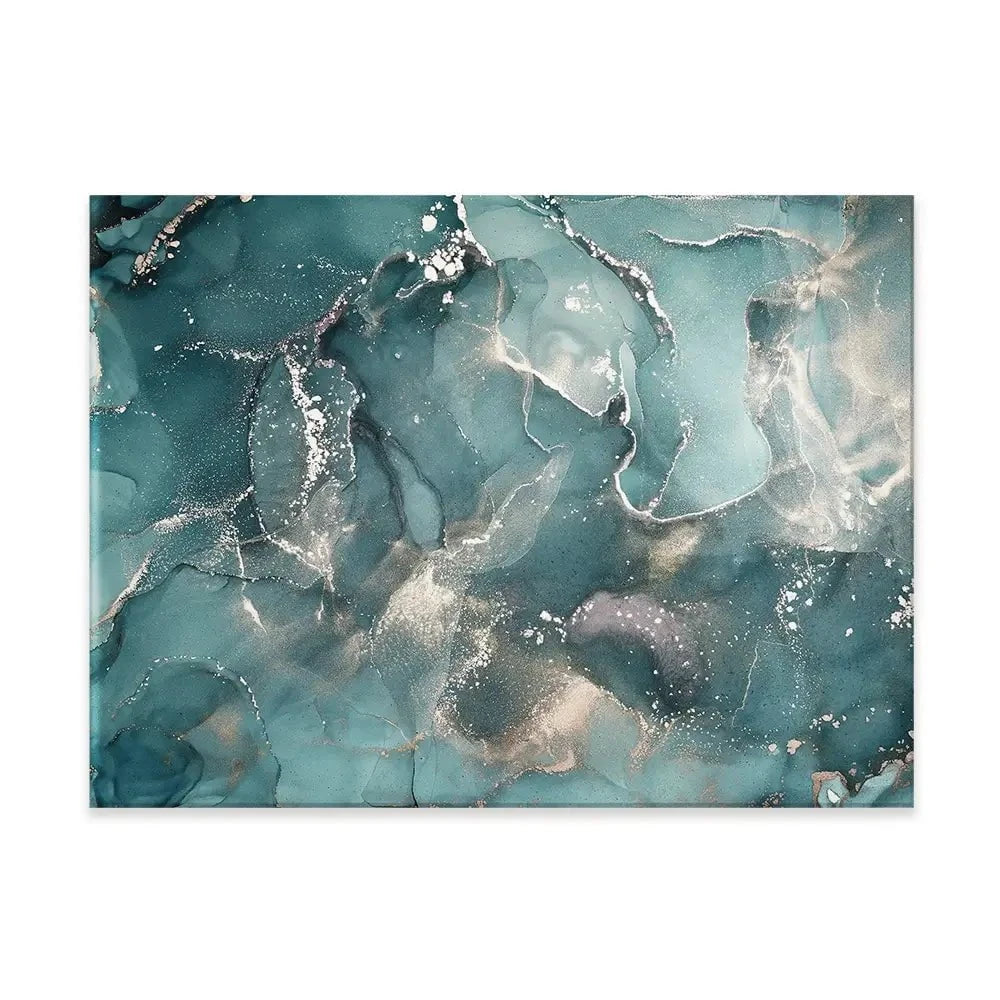Teal Marble Canvas Print Teal Marble Canvas Print | Teal Marble Canvas Artwork Wall Art Design wall art product djero.adlibeshe yahoo.com / Shutterstock