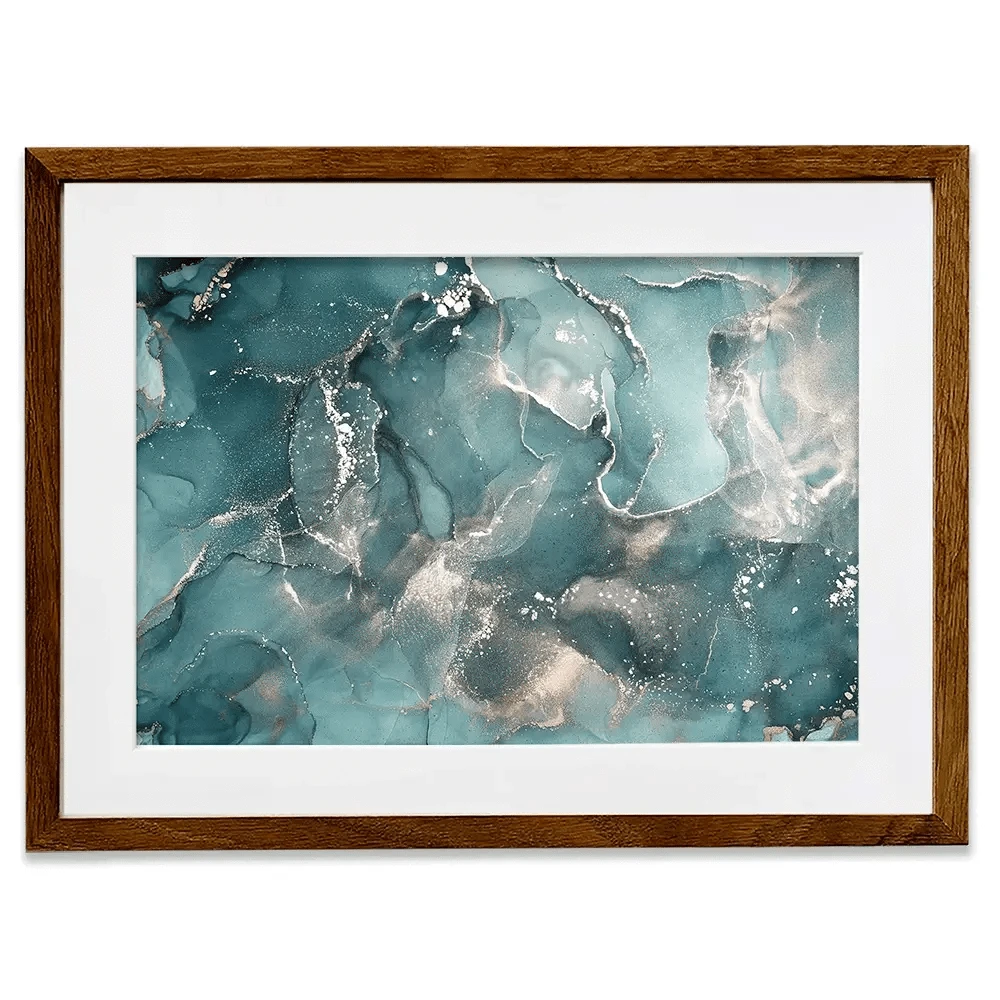 Teal Marble Framed Art Print Teal Marble Framed Art Print | Teal Framed Print Artwork | Teal Design wall art product djero.adlibeshe yahoo.com / Shutterstock