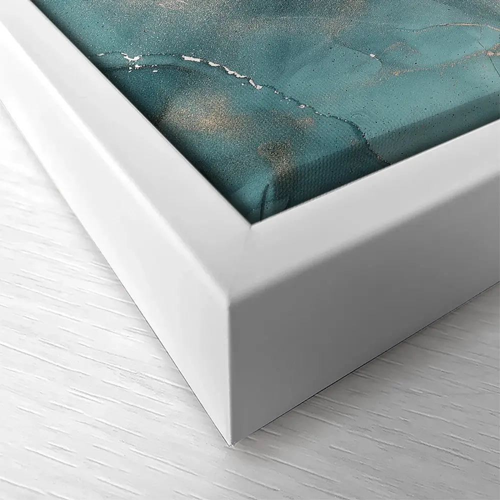 Teal Marble Square Canvas Print Teal Marble Square Canvas Print wall art product djero.adlibeshe yahoo.com / Shutterstock