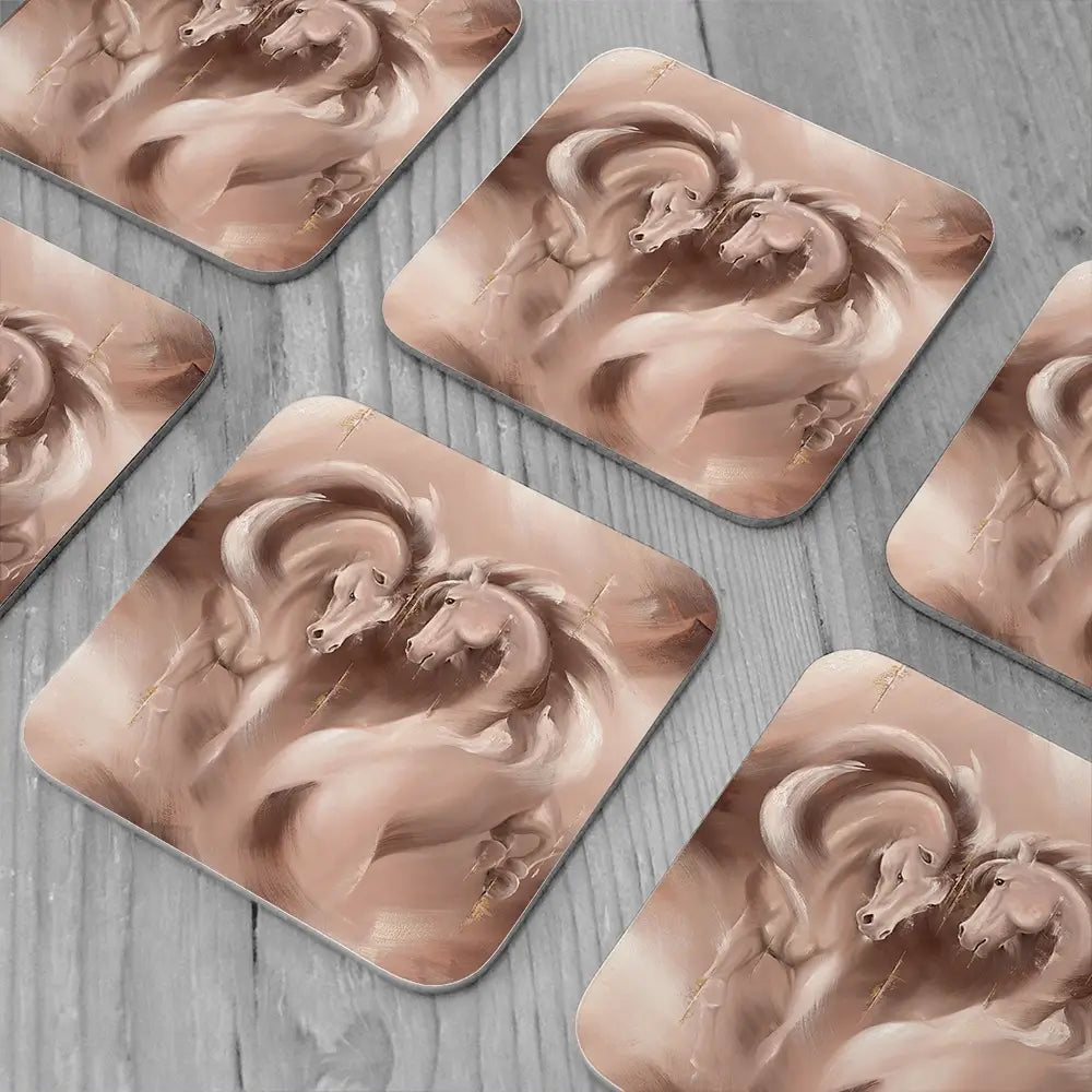 Tender Heart Coaster Set Tender Heart Coaster Set wall art product Isabella Karolewicz