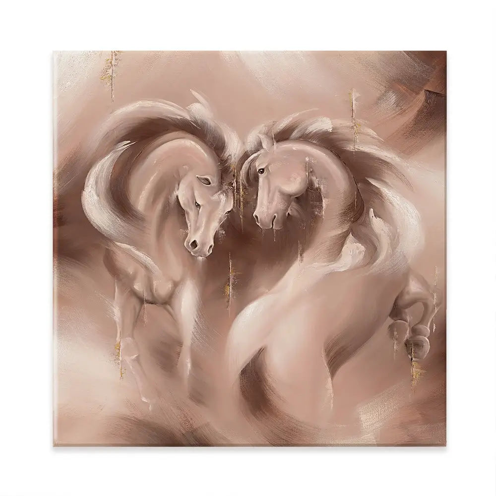 Tender Heart Square Canvas Print Tender Heart Square Canvas Print wall art product Isabella Karolewicz