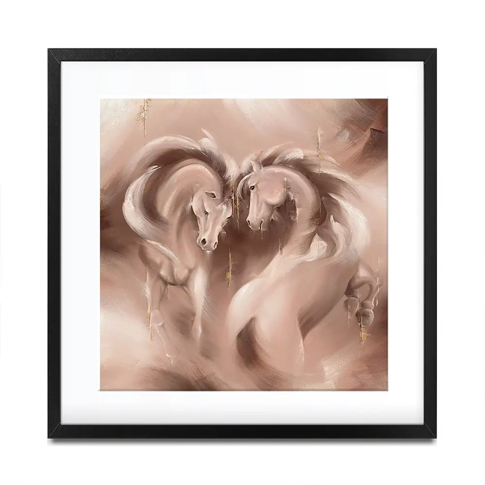 Tender Heart Square Framed Art Print Tender Heart Square Framed Art Print wall art product Isabella Karolewicz