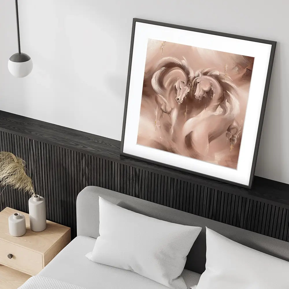 Tender Heart Square Framed Art Print Tender Heart Square Framed Art Print wall art product Isabella Karolewicz