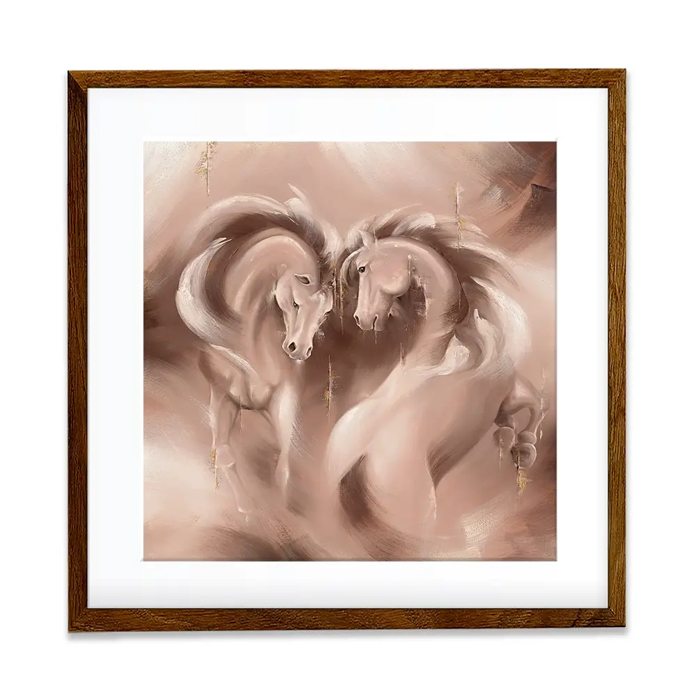 Tender Heart Square Framed Art Print Tender Heart Square Framed Art Print wall art product Isabella Karolewicz