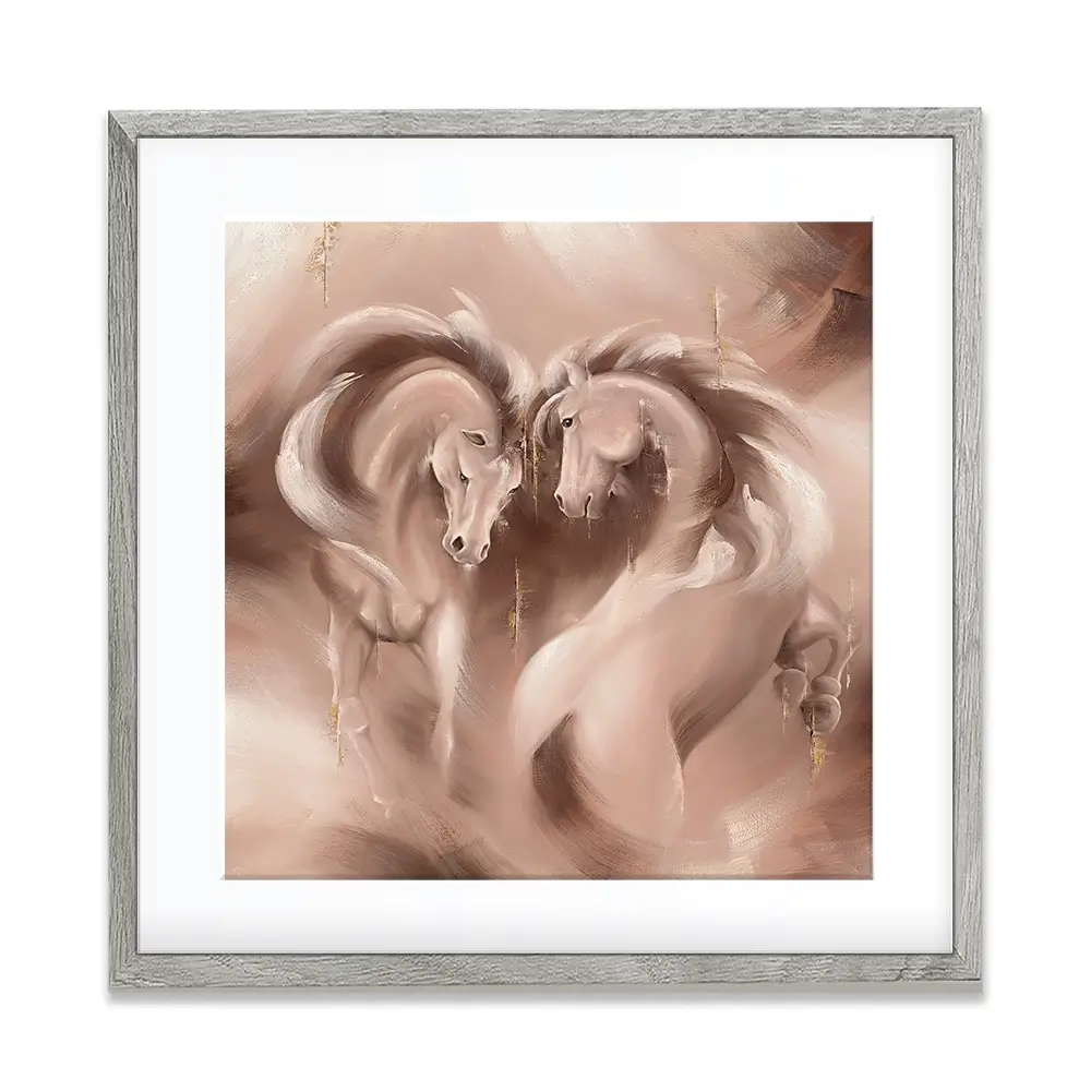 Tender Heart Square Framed Art Print Tender Heart Square Framed Art Print wall art product Isabella Karolewicz