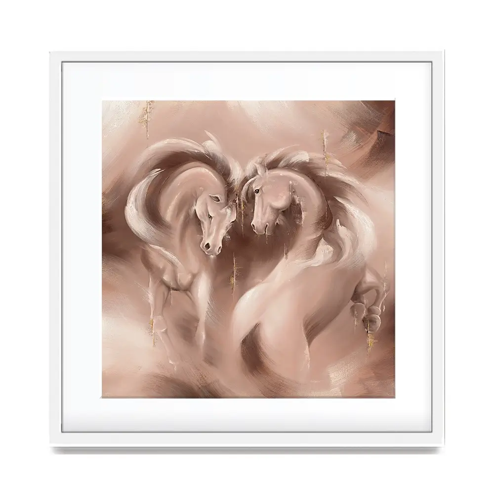 Tender Heart Square Framed Art Print Tender Heart Square Framed Art Print wall art product Isabella Karolewicz