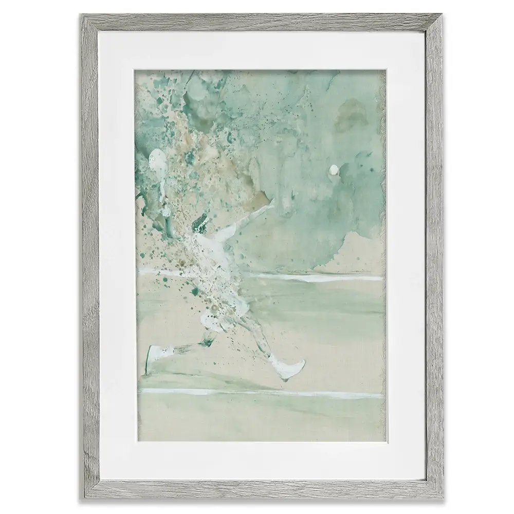 Tennis In Motion Framed Art Print Tennis In Motion Framed Art Print wall art product Chromatic Storm Studio