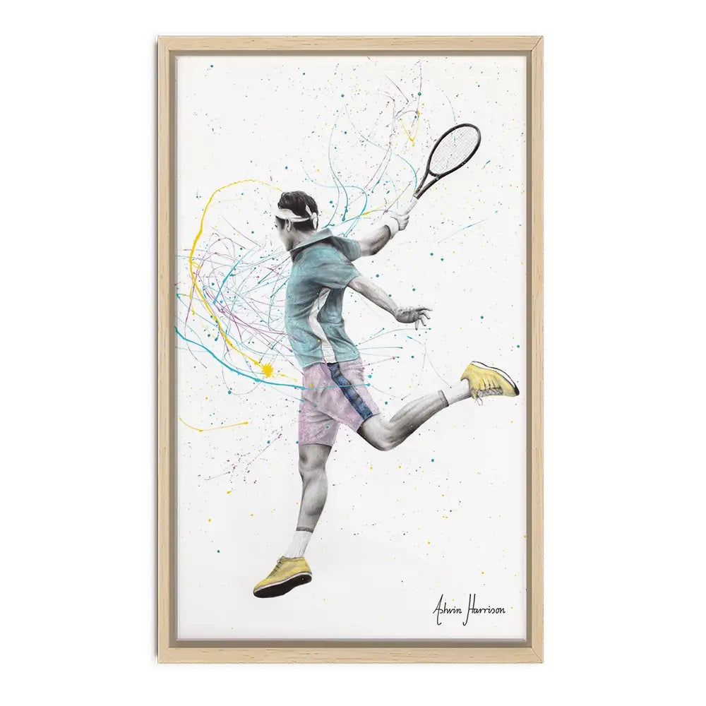 Tennis Player Canvas Print Tennis Player Canvas Print wall art product Ashvin Harrison