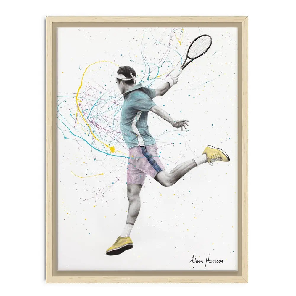 Tennis Player Canvas Print Tennis Player Canvas Print wall art product Ashvin Harrison