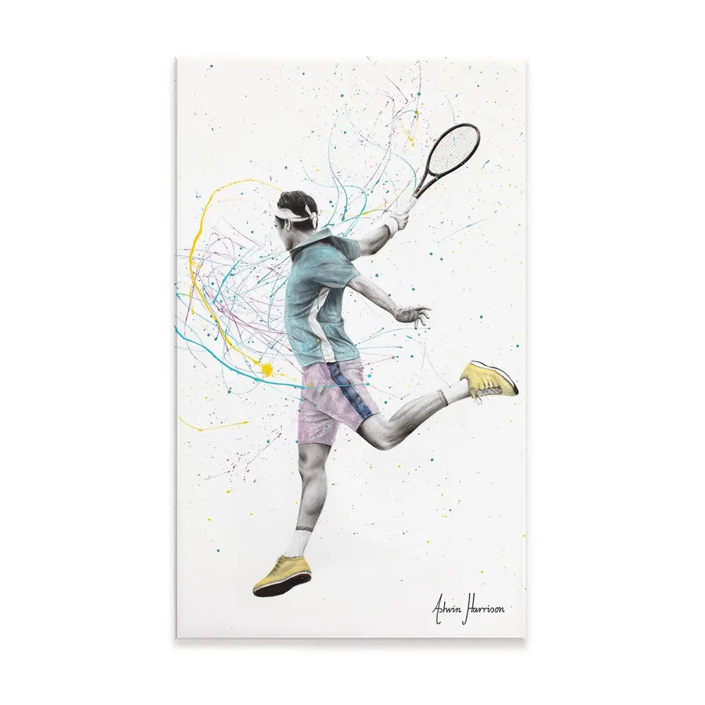 Tennis Player Canvas Print Tennis Player Canvas Print wall art product Ashvin Harrison