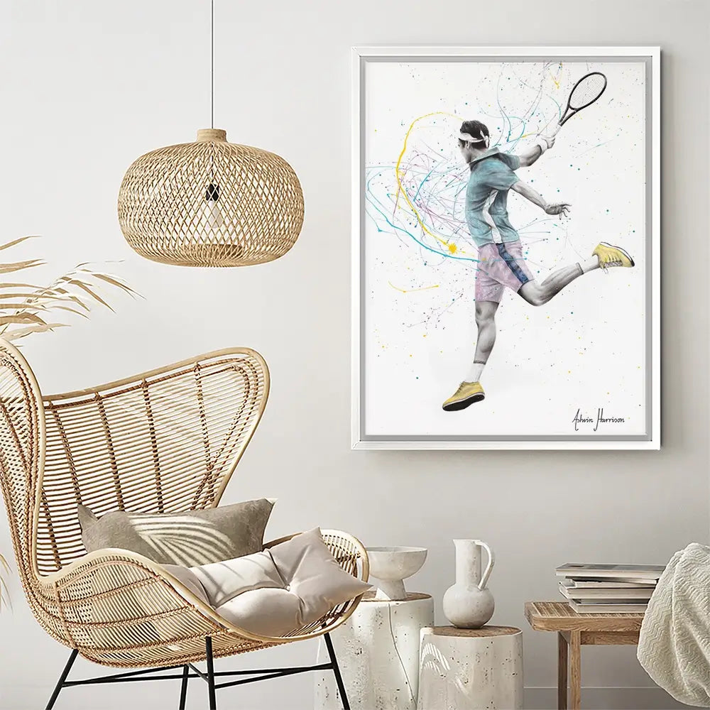 Tennis Player Canvas Print Tennis Player Canvas Print wall art product Ashvin Harrison