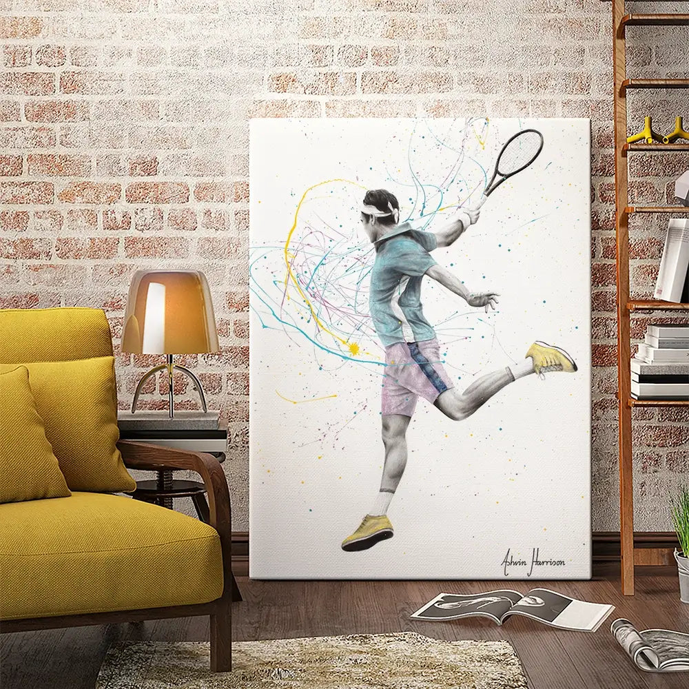 Tennis Player Canvas Print Tennis Player Canvas Print wall art product Ashvin Harrison
