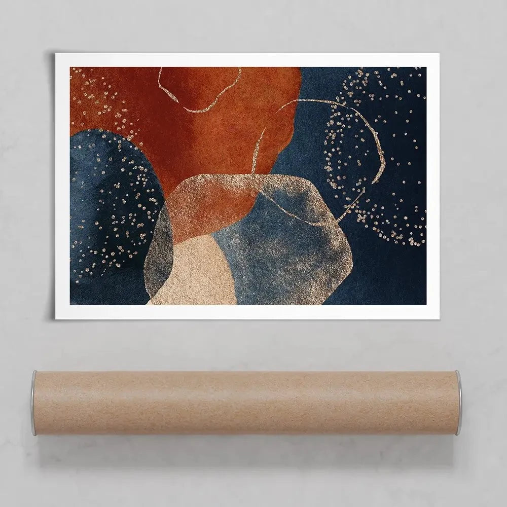 Terracotta Abstract Art Print Terracotta Abstract Art Print wall art product VerisStudio / Shutterstock