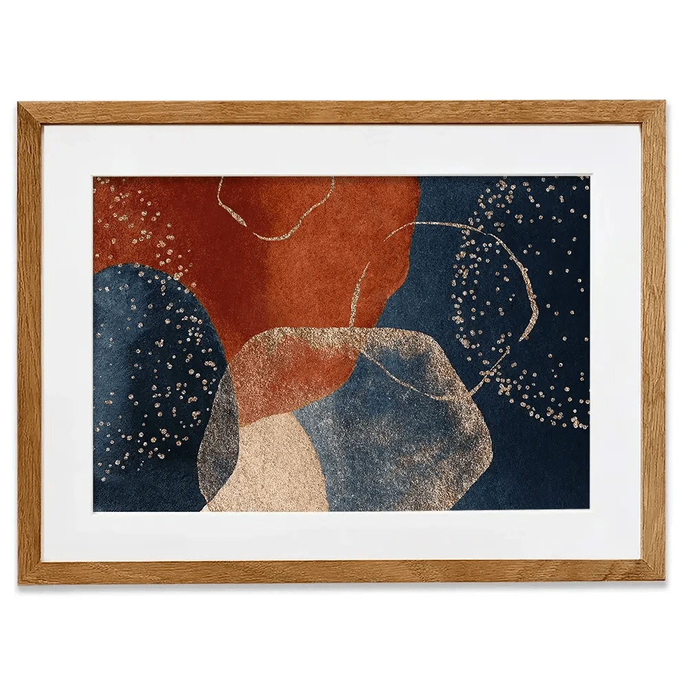 Terracotta Abstract Framed Art Print Terracotta Abstract Framed Art Print wall art product VerisStudio / Shutterstock