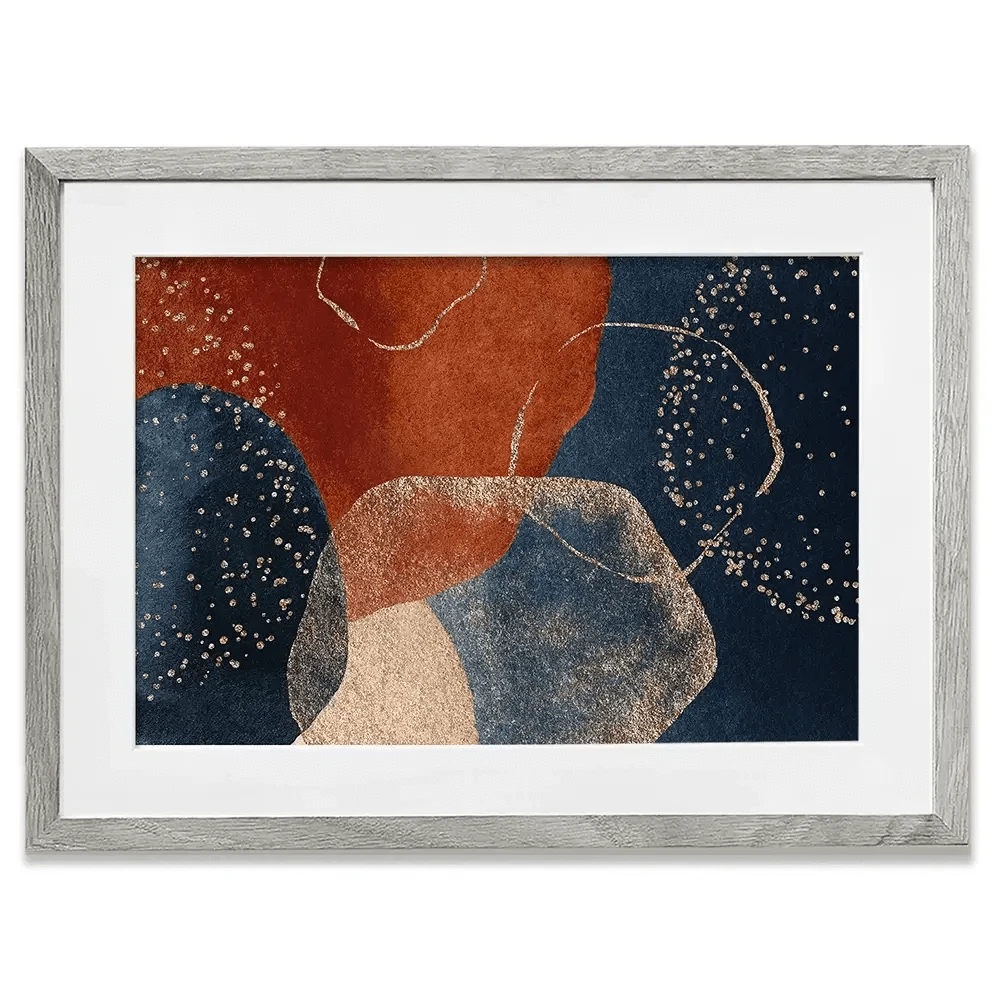 Terracotta Abstract Framed Art Print Terracotta Abstract Framed Art Print wall art product VerisStudio / Shutterstock