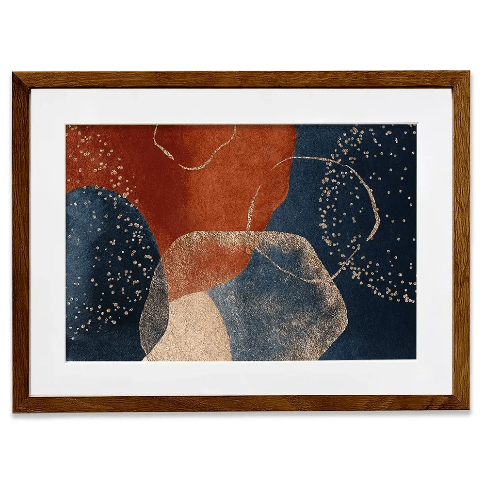 Terracotta Abstract Framed Art Print Terracotta Abstract Framed Art Print wall art product VerisStudio / Shutterstock