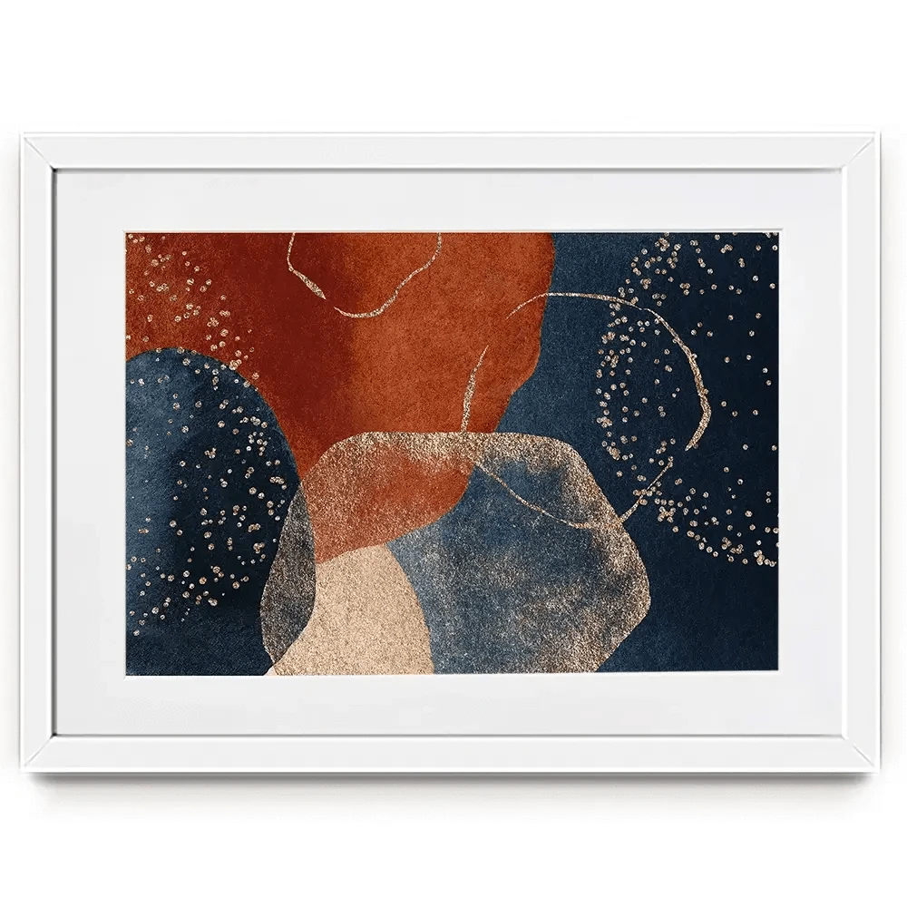 Terracotta Abstract Framed Art Print Terracotta Abstract Framed Art Print wall art product VerisStudio / Shutterstock