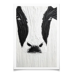 Textured Cow Art Print Textured Cow Art Print wall art product LSR Design Studio - Independent