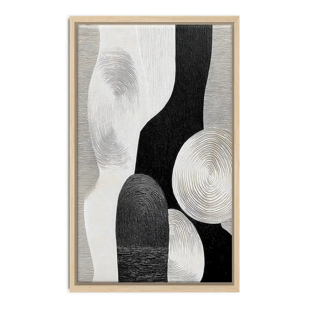 Textured Geometric Shapes Canvas Print Textured Geometric Shapes Canvas Print wall art product LSR Design Studio - Independent