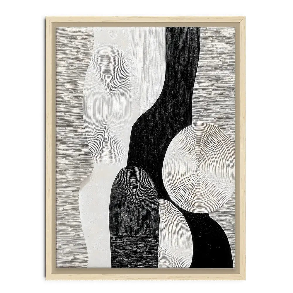 Textured Geometric Shapes Canvas Print Textured Geometric Shapes Canvas Print wall art product LSR Design Studio - Independent