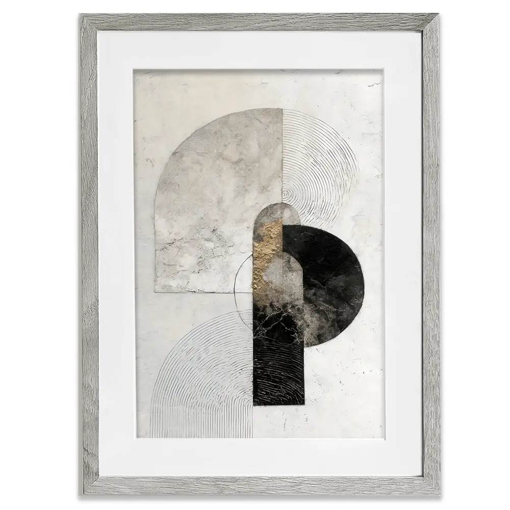 Textured Geometry Framed Art Print Textured Geometry Framed Art Print wall art product LSR Design Studio - Independent