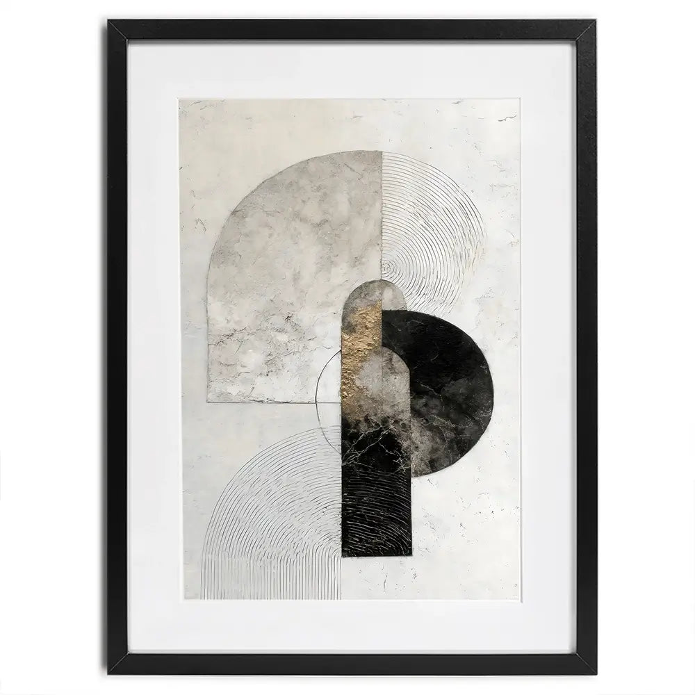 Textured Geometry Framed Art Print Textured Geometry Framed Art Print wall art product LSR Design Studio - Independent