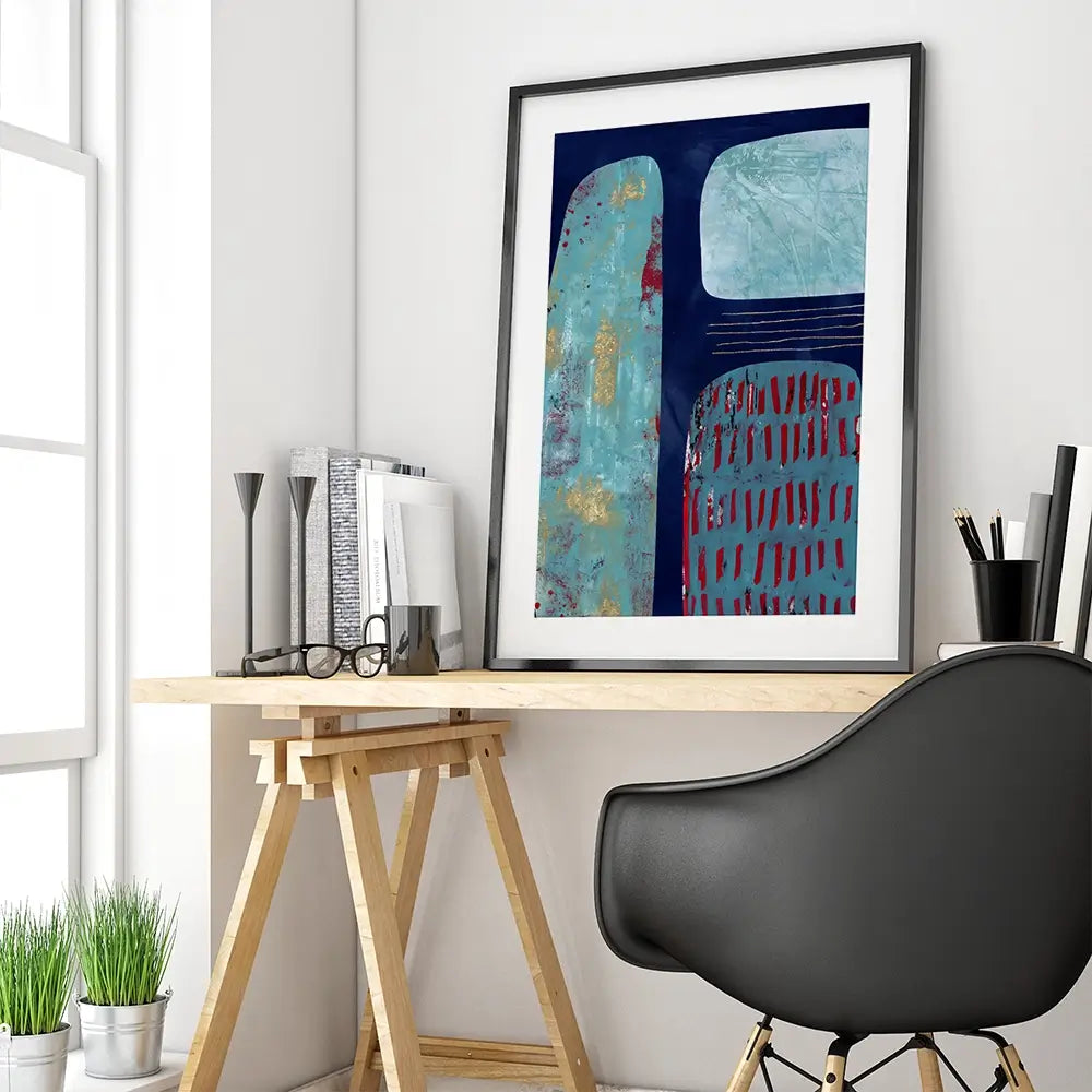 Textured Harmony Framed Art Print Textured Harmony Framed Art Print wall art product Lisa Nohren - Independent