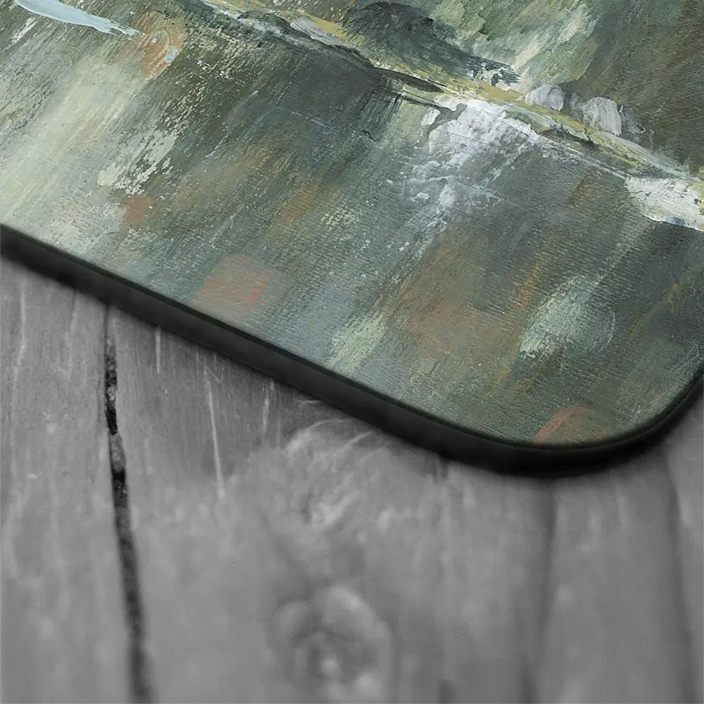 Textured Treeline Coaster Set Textured Treeline Coaster Set wall art product Carol Robinson