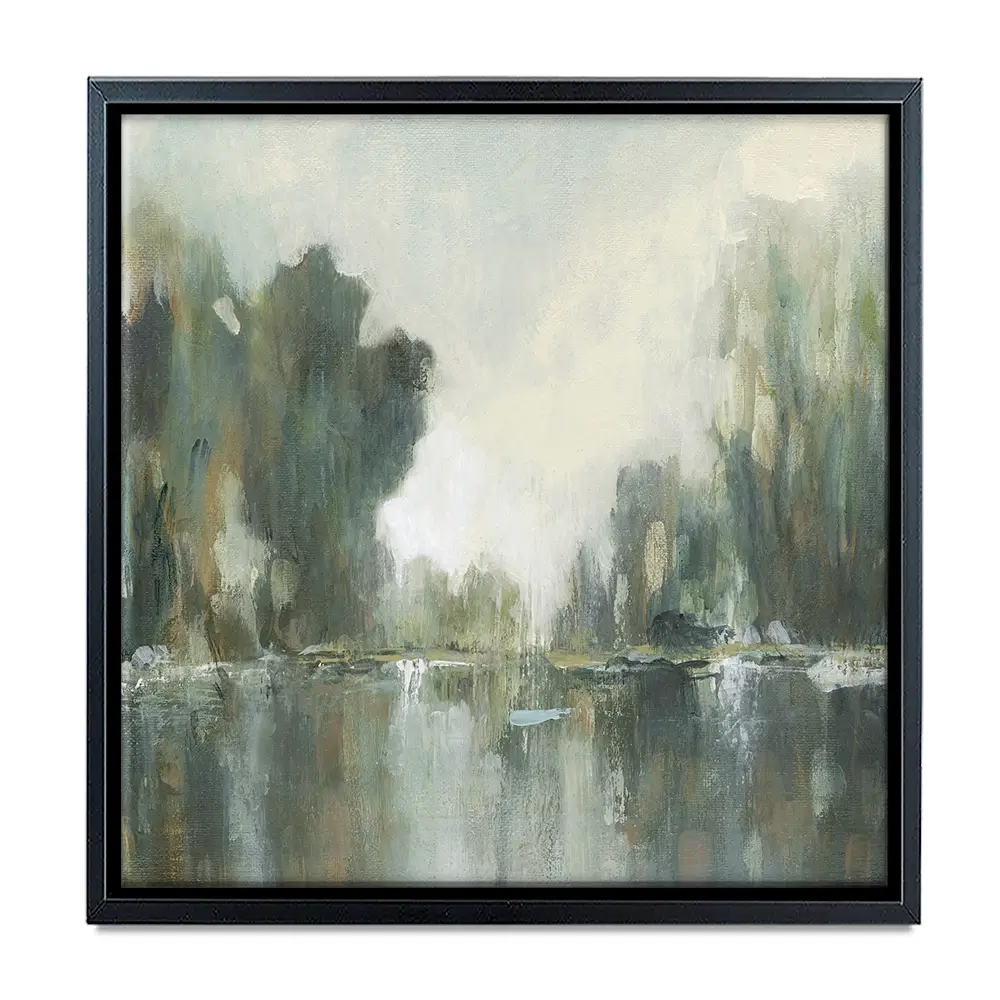 Textured Treeline Square Canvas Print Textured Treeline Square Canvas Print wall art product Carol Robinson