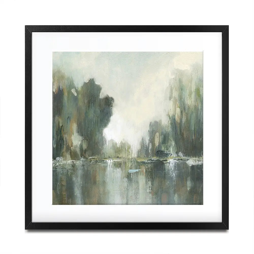 Textured Treeline Square Framed Art Print Textured Treeline Square Framed Art Print wall art product Carol Robinson