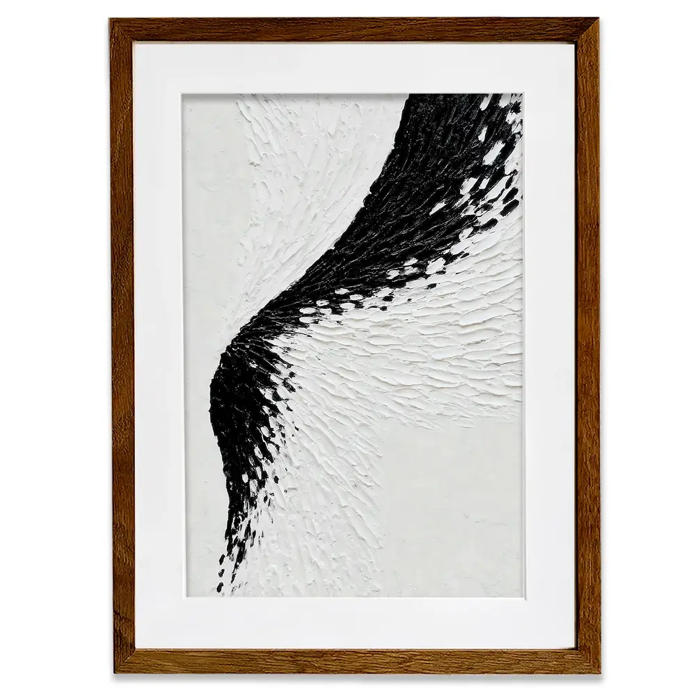 Textured Wave Framed Art Print Textured Wave Framed Art Print wall art product LSR Design Studio - Independent