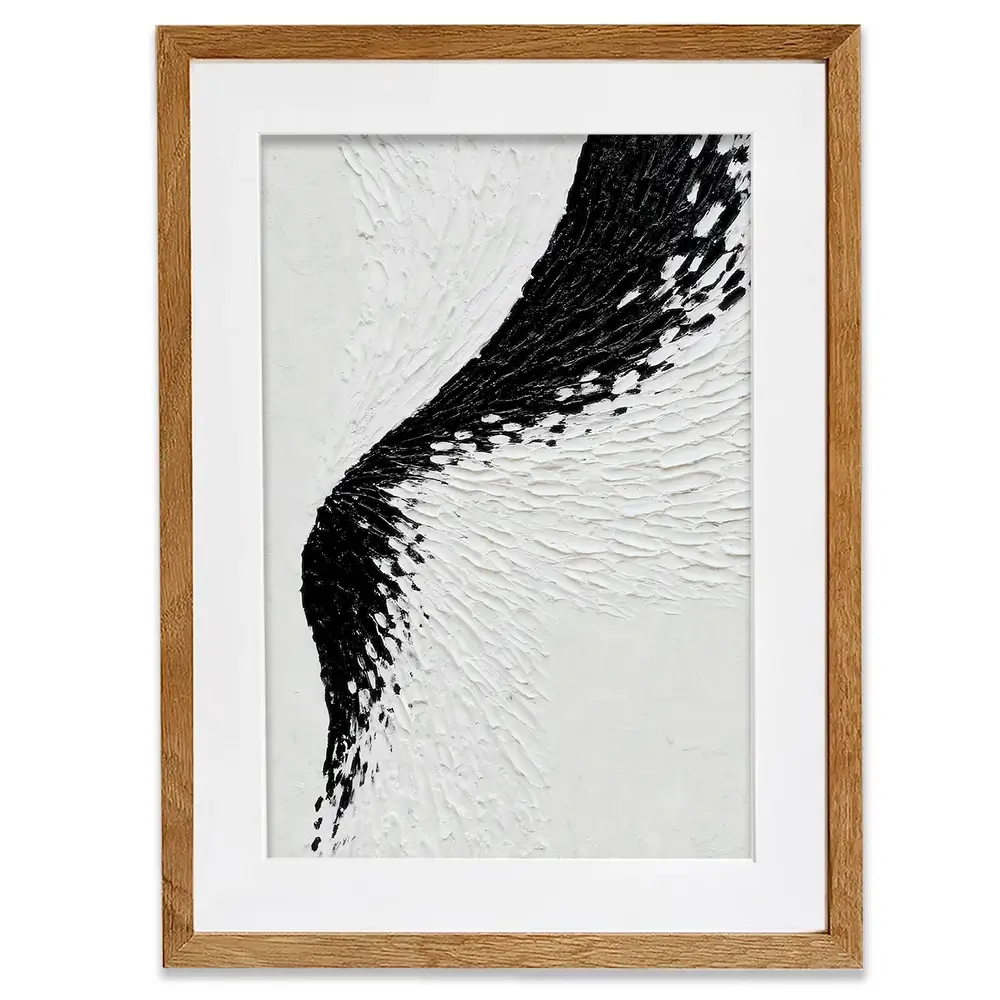 Textured Wave Framed Art Print Textured Wave Framed Art Print wall art product LSR Design Studio - Independent