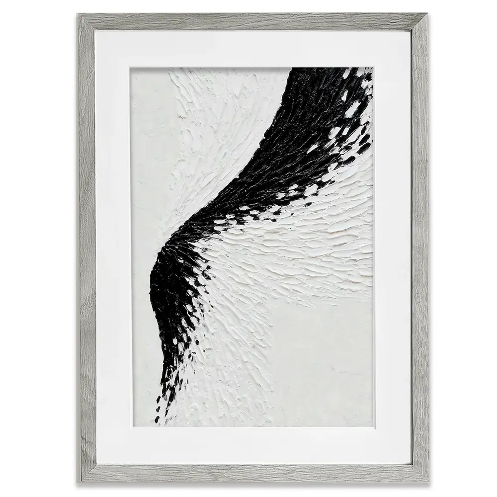 Textured Wave Framed Art Print Textured Wave Framed Art Print wall art product LSR Design Studio - Independent