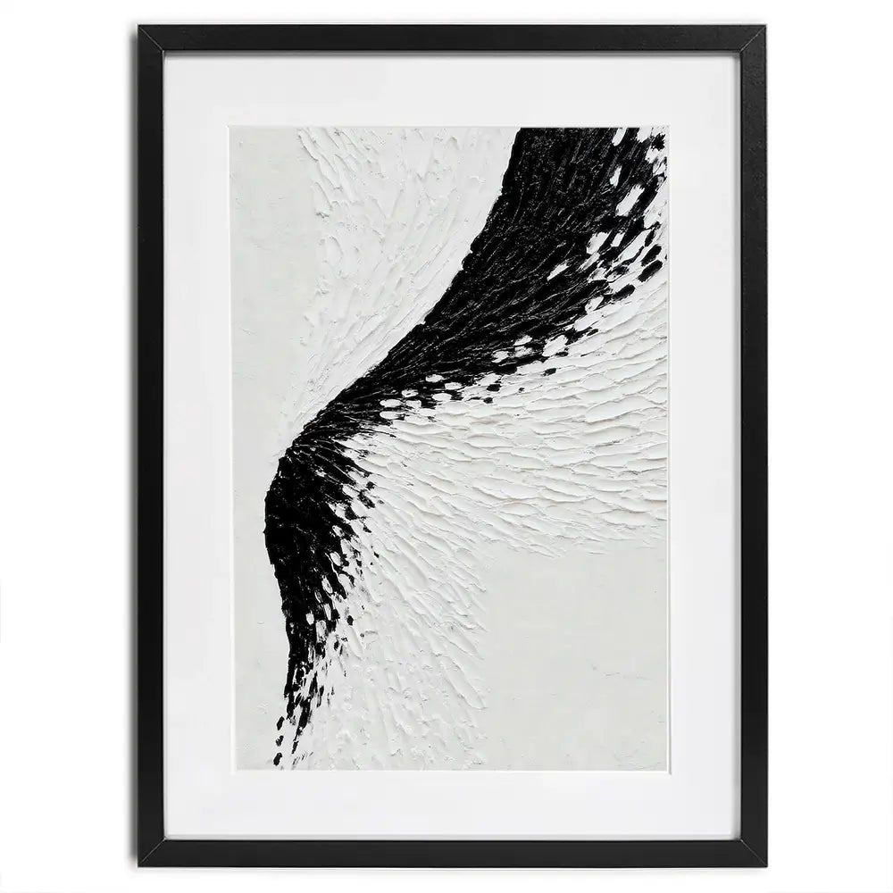 Textured Wave Framed Art Print Textured Wave Framed Art Print wall art product LSR Design Studio - Independent